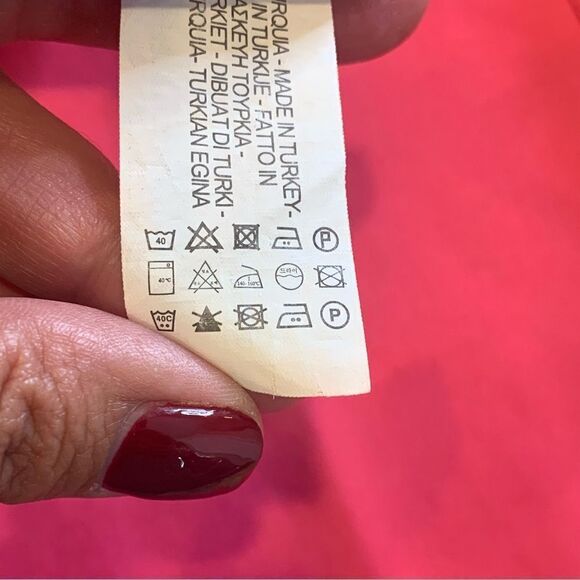 Zara Pink High Rise Cropped Pants Size Small - Picture 7 of 9